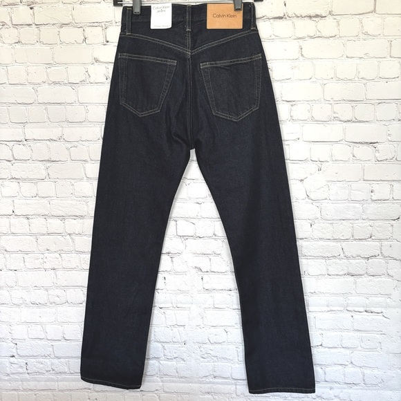 Calvin Klein Classic Straight Button Fly Selvedge Jeans--Sz 24 - Picture 3 of 15